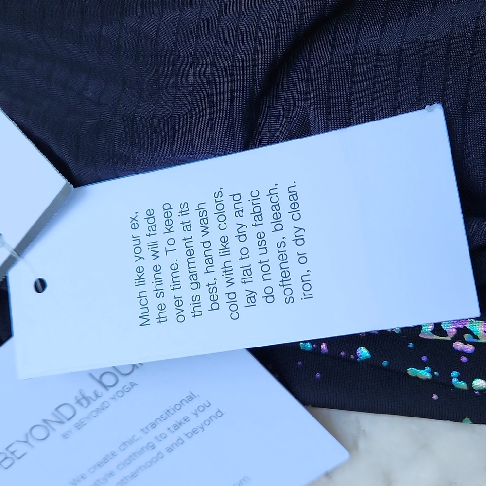 **HP**Nwt Beyond Yoga Beyond the Bump Alloy Ombre Leggings - Picture 11 of 12